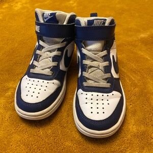 Nike Kids Blue and White Sneakers